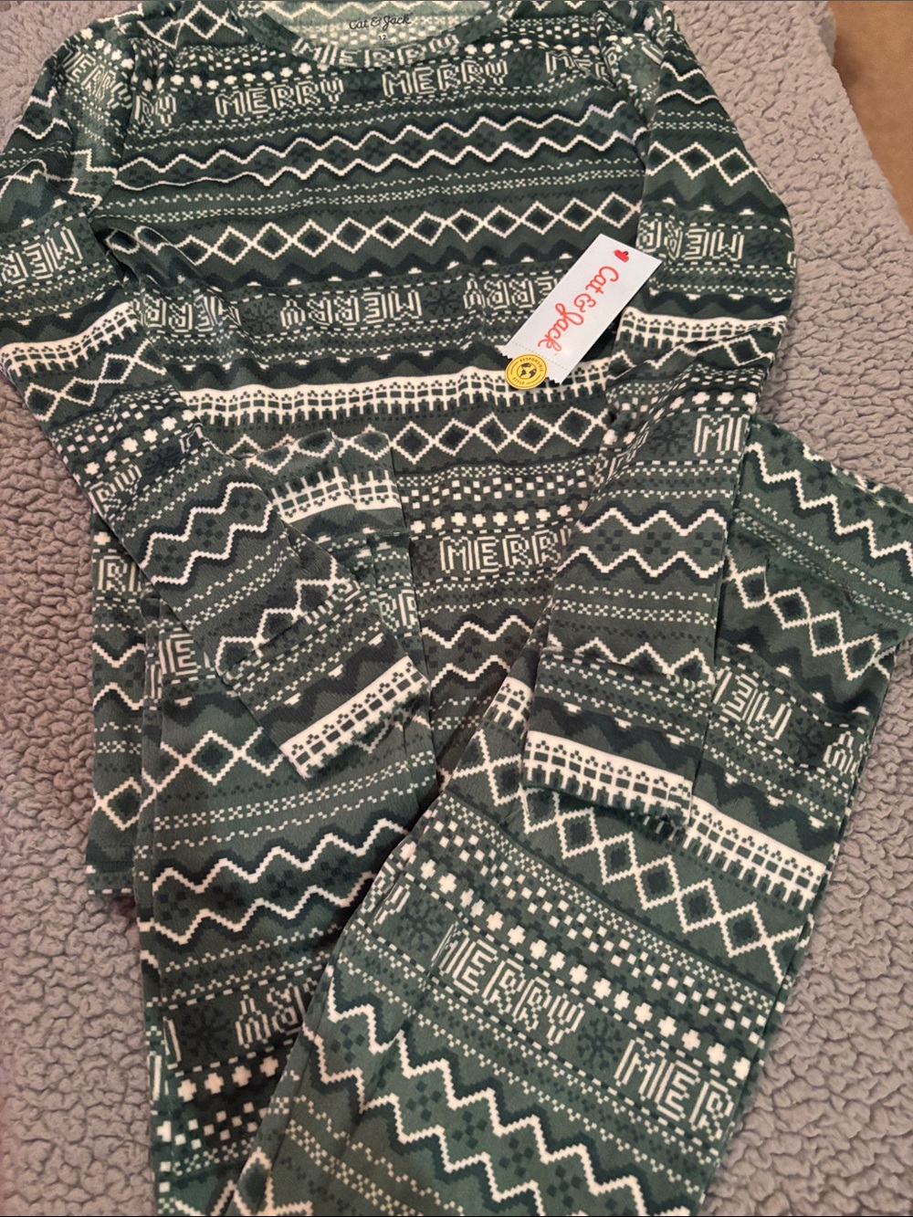 NWT Cat & Jack Christmas Pajamas